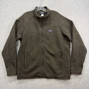 Patagonia Better Sweater Mens Large Brown Heather Full Zip Fleece Jacket Coat